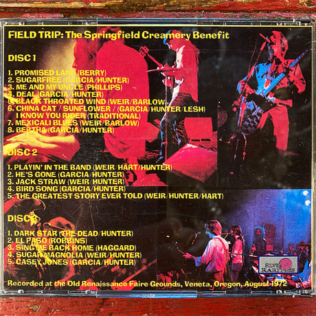 Grateful Dead - 'Field Trip: The Springfield Creamery Benefit' 1972 (3CD) (Vintage Used CD)