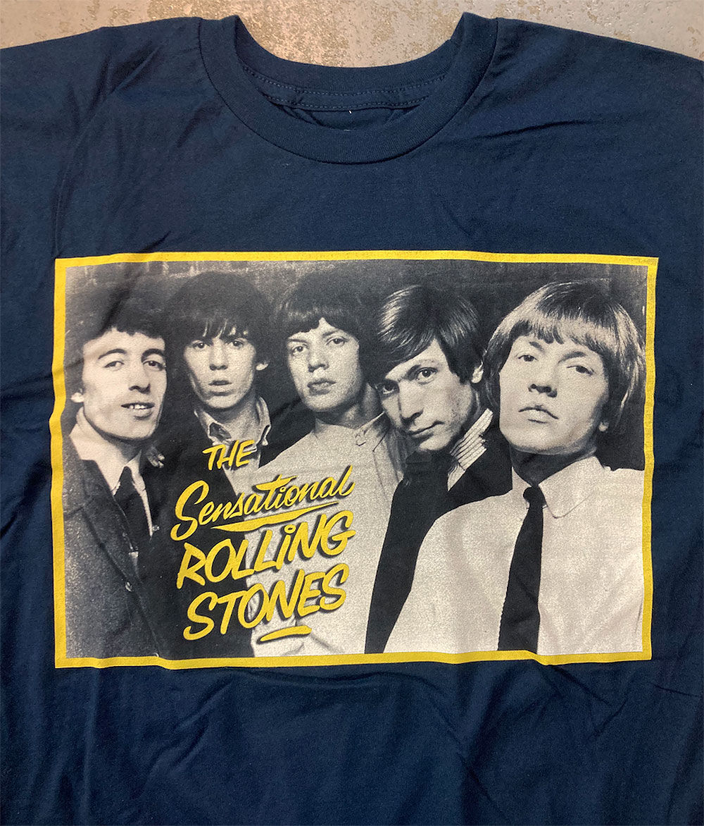 ローリング　ストーンズTシャツ THE ROLLING STONES T-shirt Gray x Black / ザ ローリング