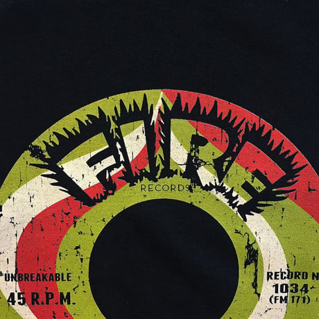 ライトニン ホプキンス・モジョ ハンド・ファイアー レコーズ 1961 Tシャツ (ブラック)
