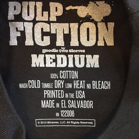 パルプ フィクション・トゥイスト ダンス コンテスト Tシャツ ブラック