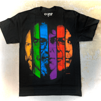 グレイトフル デッド・1993 サマー ツアー・フェイセス Tシャツ (1993年製品 復刻版)