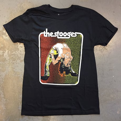 イギー ポップ＆ザ・ストゥージズ・バック ベンド パフォーミング 1972 T-シャツ (U.S.A. 中古衣料品)