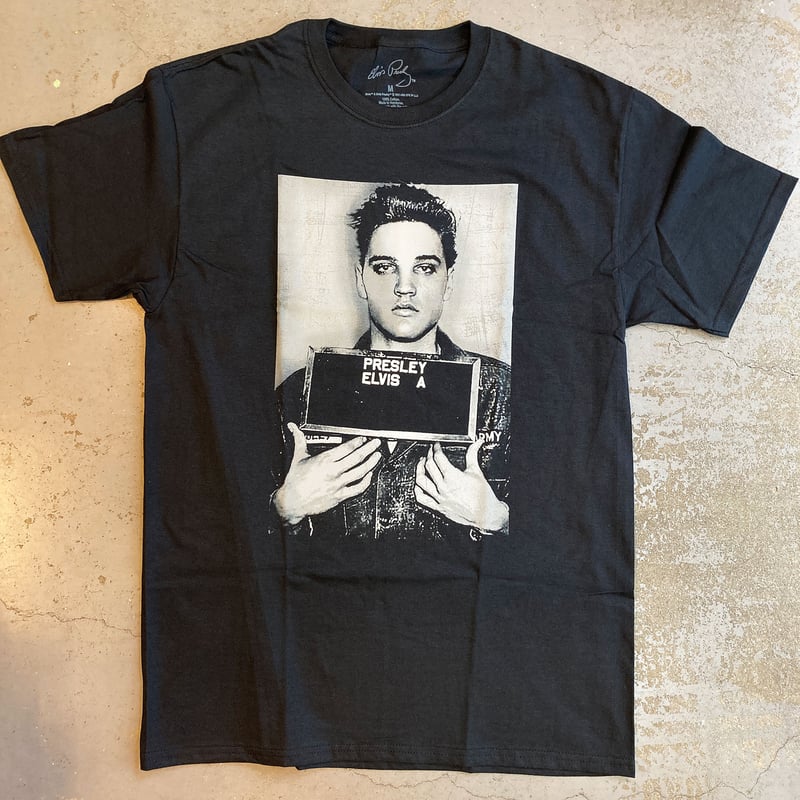 エルヴィス プレスリー・U.S. アーミー マグショット フォト 1958 T