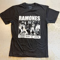 ラモーンズ・CBGB ニューヨークシティー 1978 ヴィンテージ スタイル Tシャツ
