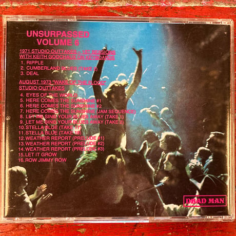 Grateful Dead - 'Unsurpassed Volume 6' 1971-1973 (1CD) (Vintage Used CD)