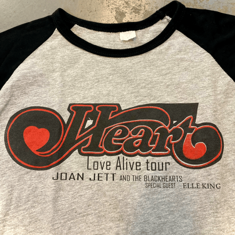 ジョーン ジェット・ラブ・アライブ・ツアー 2019・Tシャツ (ベースボールシャツ) (U.S.A. 中古衣料品)
