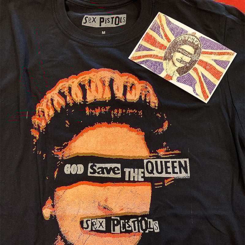 セックス ピストルズ・ゴッド セイヴ ザ クイーン Tシャツ (英国製 セックス ピストルズ・ゴッド セイヴ ザ クイーン Tシャツ (英国製