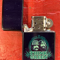 チーチ＆チョン・シンク グリーン オイル ライター (Zippo Type)
