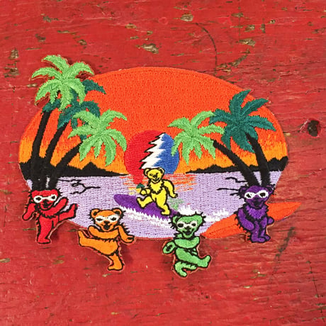 グレイトフル デッド・サーフィン ベアーズ・ワッペン (Vintage)