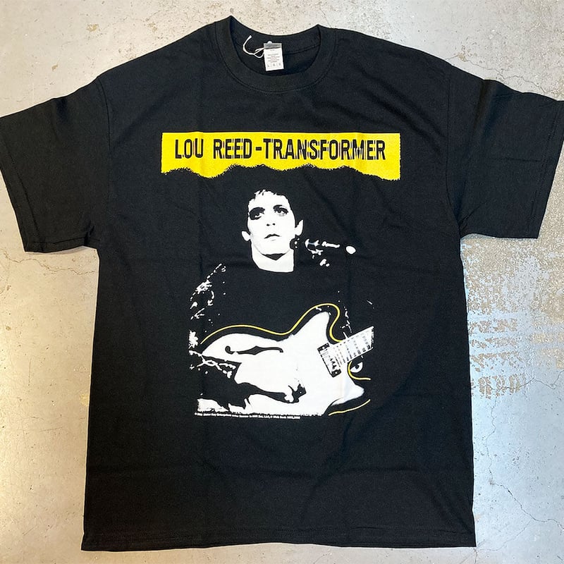 ルー リード・トランスフォーマー 1972 Tシャツ (ブラック