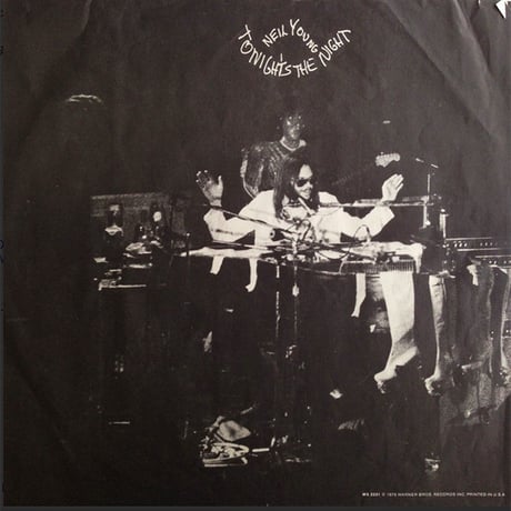 ニール ヤング・トゥナイツ ザ ナイト 1975 (今宵その夜) オーガニック Tシャツ