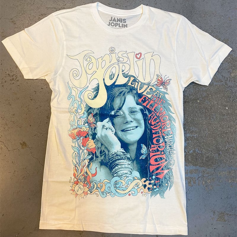 ジャニス ジョプリン・フィルモア @サンフランシスコ 1969 Tシャツ