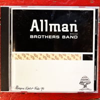 Allman Brothers Band - 'Fillmore East, February 1970' (1CD) (Vintage Used CD)