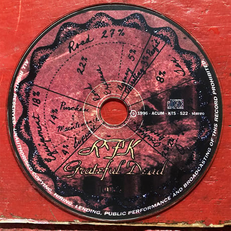 Grateful Dead - 'RFK' 1995 (2CD) (Vintage Used CD)