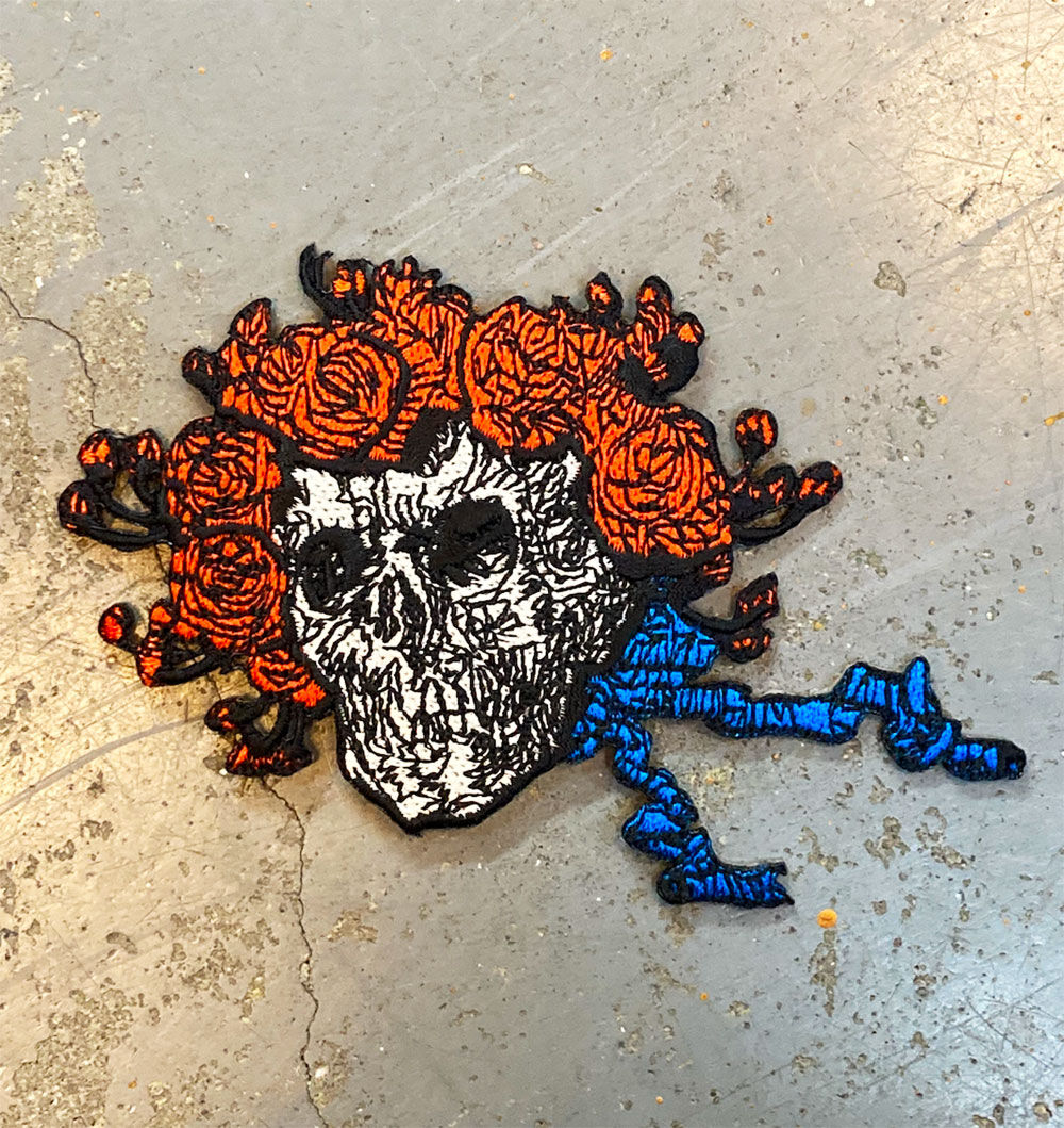 グレイトフル デッド・スカル ＆ ローゼズ・ワッペン | Bear's