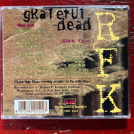 Grateful Dead - 'RFK' 1995 (2CD) (Vintage Used CD)
