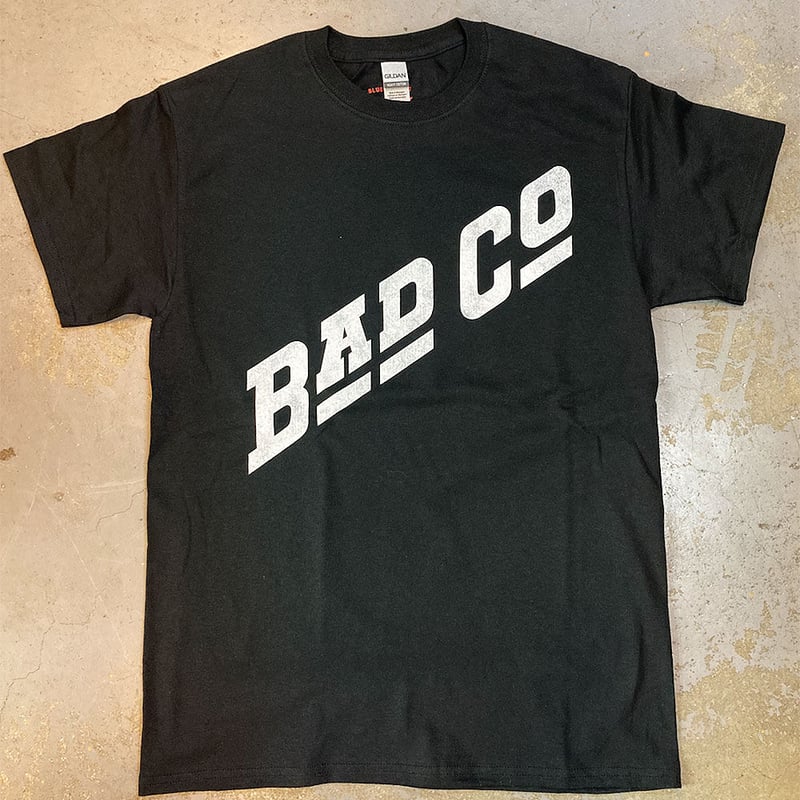 ビンテージ　Tシャツ　bad company バッドカンパニー バッド カンパニー・ヒプノシス ロゴ 1974 Tシャツ (ブラック