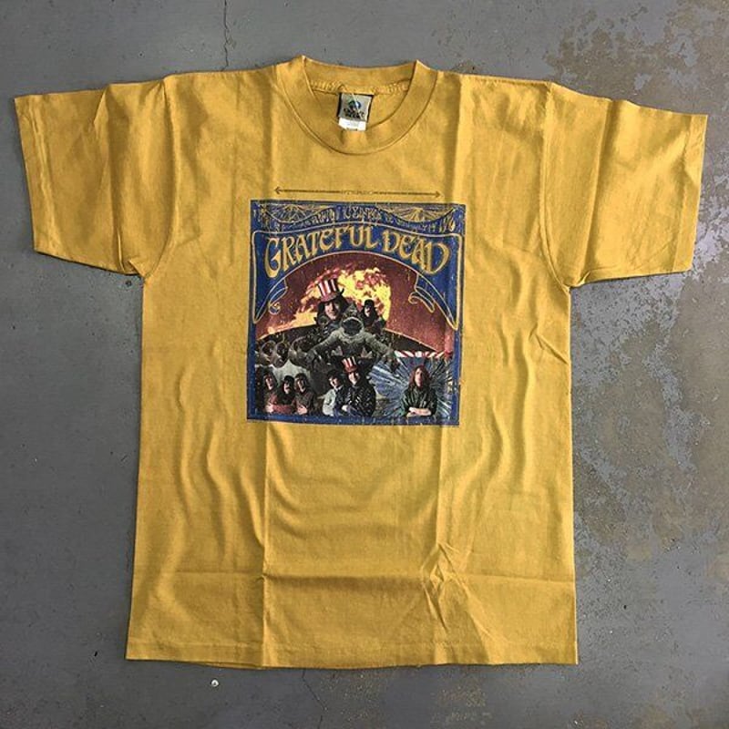 グレイトフル デッド・ザ ゴールデン ロード 1967 T-シャツ (ゴールド