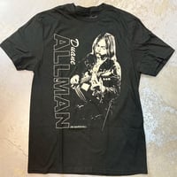 デュアン オールマン・スカイドッグ ギタープレイヤー Tシャツ (ヴィンテージブラック)