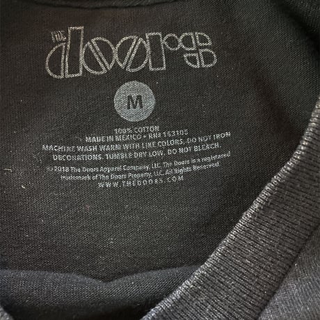 ドアーズ・ハートに火をつけて・50周年記念 (Japanese single artwork)・Tシャツ (U.S.A. 中古衣料品)