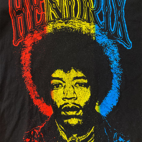 ジミ ヘンドリックス・ウッドストック ヴードゥー チャイルド 1969・Tシャツ (U.S.A. 中古衣料品)