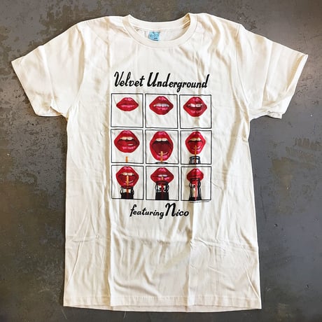 ザ ヴェルヴェット アンダーグラウンド・ウォーホルズ ヴェルヴェッツ + ニコ 1971 Tシャツ (ヴァニラ)