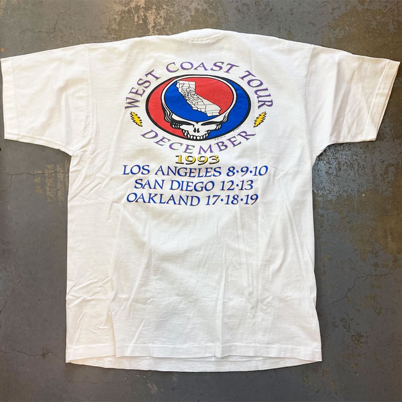 グレイトフル デッド・西海岸ツアー 1993・カル サーファー Tシャツ