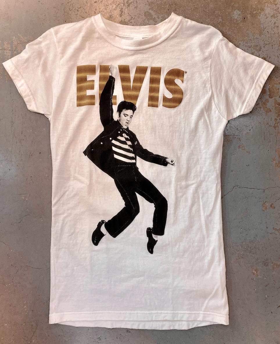 エルヴィス・プレスリー・監獄ロック 1957 女性用T-シャツ (中古衣料品