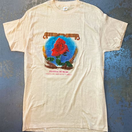 スタンレー マウス・ブレッド ＆ ローゼズ 1979・ヴィンテージ Tシャツ (新品デッドストック)