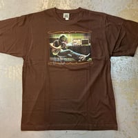 グレイトフル デッド・ジェリー ガルシア・カウボーイ ジェリー・T-シャツ (ブラウン)