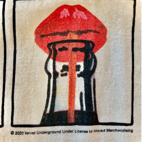 ザ ヴェルヴェット アンダーグラウンド・ウォーホルズ ヴェルヴェッツ + ニコ 1971 Tシャツ (ヴァニラ)