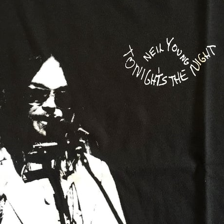ニール ヤング・トゥナイツ ザ ナイト 1975 (今宵その夜) オーガニック Tシャツ