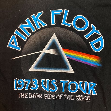 ピンク フロイド・狂気(ダーク サイド オブ ザ ムーン)・US ツアー Tシャツ (U.S.A. 中古衣料品)