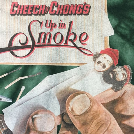チーチ＆チョン・アップ イン スモーク タイダイ T-シャツ (グリーン)