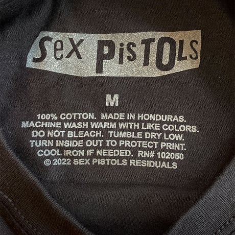 セックス ピストルズ・ゴッド セイヴ ザ クイーン・Tシャツ (英国製 ポストカード付き)