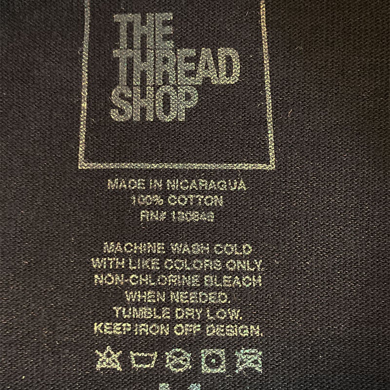 オアシス・クラシック ロゴ・ ヘヴィーウェイト Tシャツ (ブラック