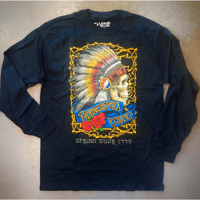 グレイトフル デッド・スプリング ツアー 1990・長袖 Tシャツ (ブラック)