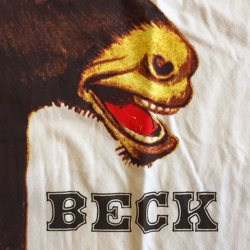 90s BECK ベック　ODELAY Tシャツ サイズL 90s BECK 『1996 ODELAY 』 Tシャツ 【XL】 ベック MADE IN USA