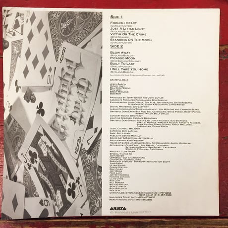 Grateful Dead - Built To Last - Arista AL-8575 (Initial release : October 31, 1989) 新品未開封シールド！