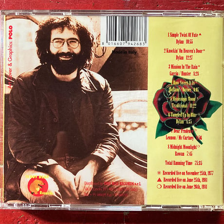 Jerry Garcia Band – 'Flooded Away' 1977+1981 (1CD) (Vintage Used CD)