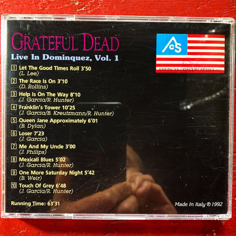 Grateful Dead – 'New Mexican Dreams (Live in Dominquez Vol.1)' 1990 (1CD) (Vintage Used CD)