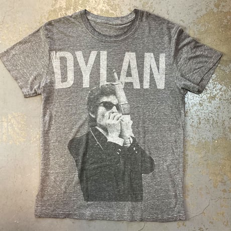 < ボブ ディラン・ダニエル クレイマーズ フォト T-シャツ (グレー) (U.S.A. 中古衣料品)