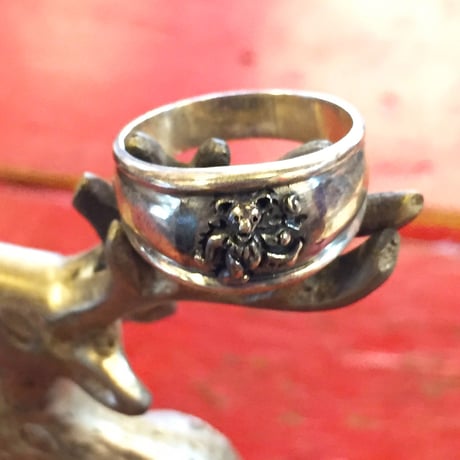 グレイトフル デッド・ダンシング ベアー・シルヴァー リング (Sterling Silver)