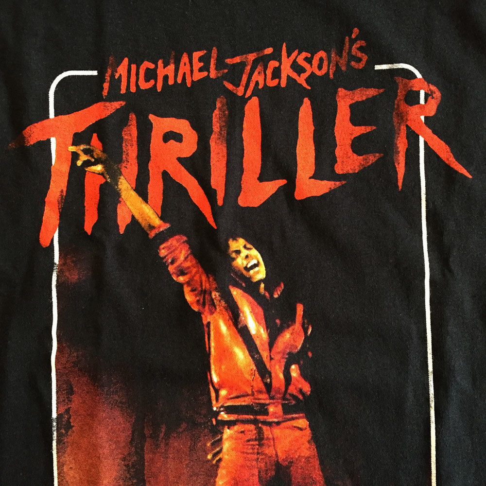 マイケル ジャクソン・スリラー 1982 T-シャツ ブラック | Bear's