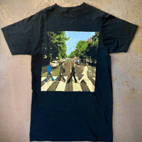 ザ ビートルズ・アビイ ロード 1969 Ｔシャツ (ブラック) (U.S.A. 中古衣料品)