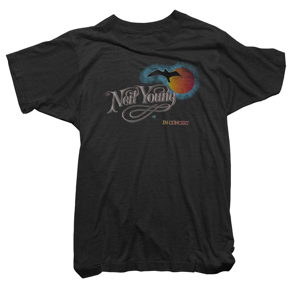 ニール ヤング・ハーヴェスト ツアー 1972 オーガニック Tシャツ
