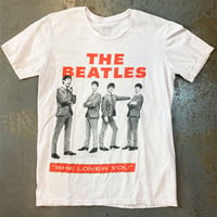 ザ ビートルズ・シー ラヴズ ユー・1963 Tシャツ (U.S.A. 中古衣料品)