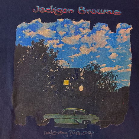 ジャクソン ブラウン・レイト フォー ザ スカイ・Tシャツ (2000's Vintage)