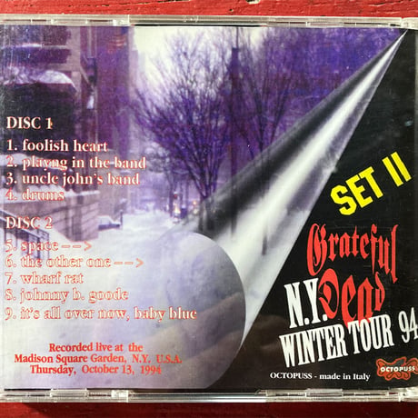 Grateful Dead – 'N.Y. Winter Tour 94' 1994 (3CD) (Vintage Used CD)