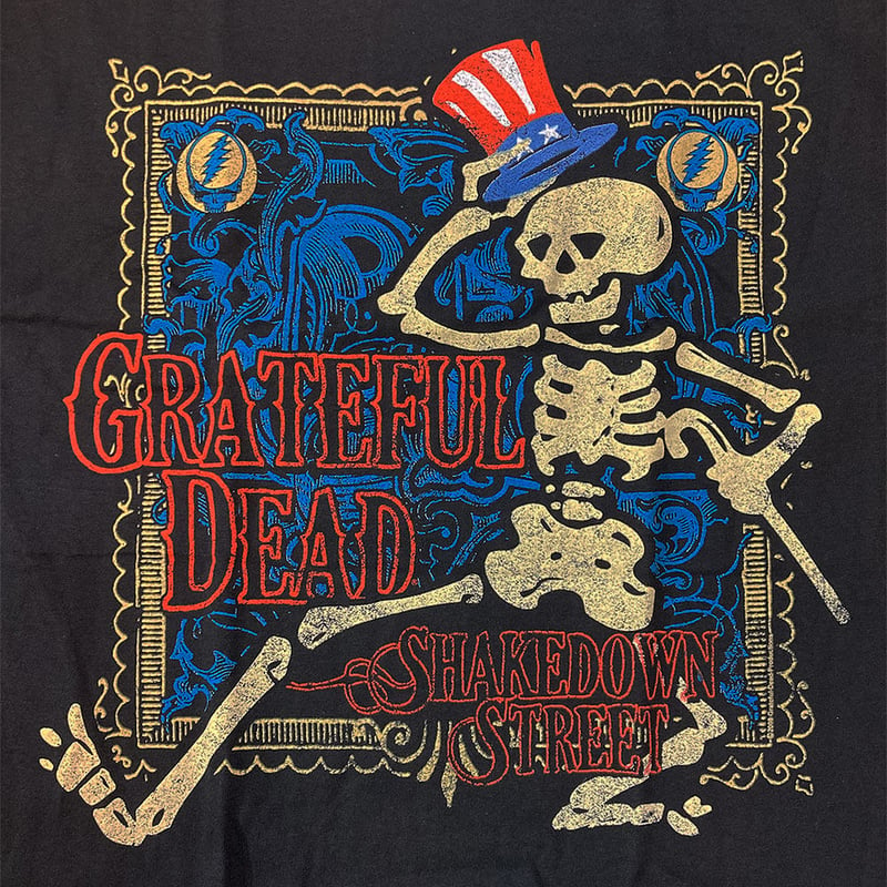 メンズGratefuldead Tシャツ　グレイトフルデッド　ブラッククロウズTシャツ